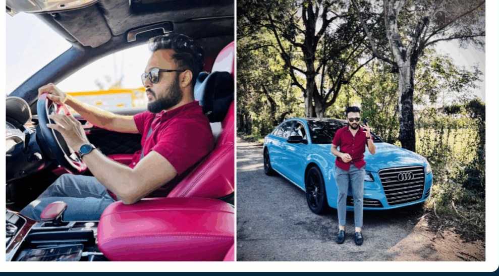 Bipin with his car